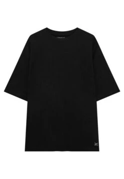 PULL & BEAR Oversize Short SleeveT-Shirt BasicBlack Uomo T-shirt E Polo PUC22O1K0-Q11 -Pull & Bear 82db89d170754daf95adfc0d2b8227ee