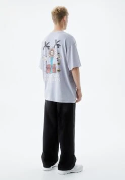 PULL & BEAR Sun GraphicT-Shirt Con StampaMauve Uomo T-shirt E Polo PUC22O1QT-I11 -Pull & Bear 83a5ffa22e9f4f8da74b0e77ca54f4ea