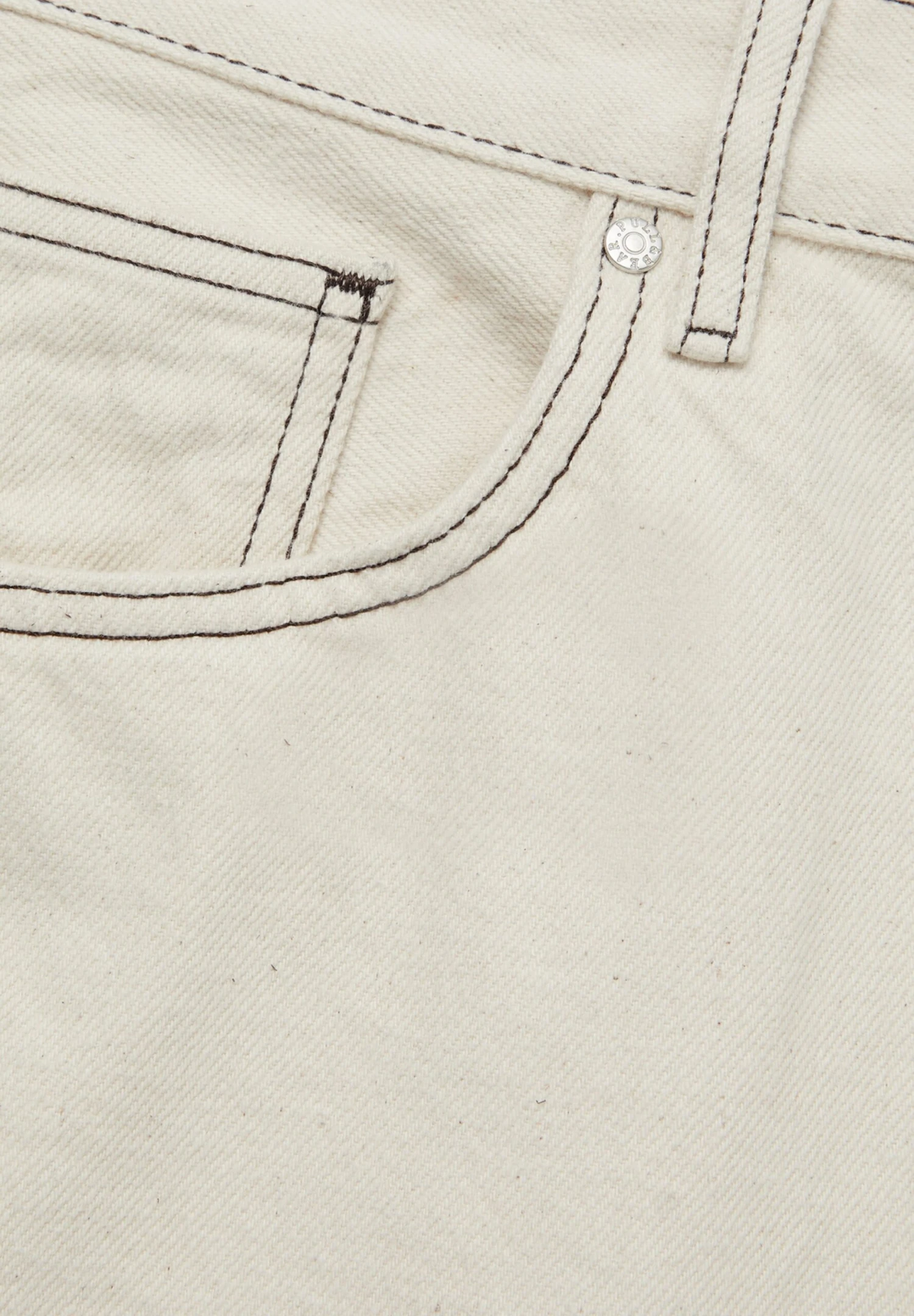 PULL & BEAR Baggy Fit Wide-Leg-Bermuda Shorts Di JeansBeige Uomo Jeans PUC22F0DH-B11 7 PULL & BEAR Baggy Fit Wide-Leg-Bermuda Shorts Di JeansBeige Uomo Jeans PUC22F0DH-B11 - immagine 7