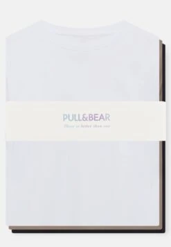 PULL & BEAR Pack Of 3 - T-Shirt Basic - Brown -Pull & Bear 84a58b2e1f954b078c166320ad725d92