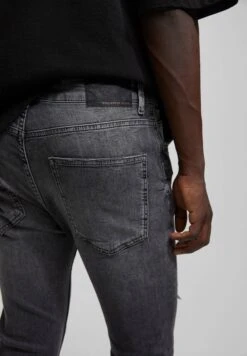 PULL & BEAR Ripped Carrot FitJeans Tapered FitMottled Anthracite Uomo Jeans PUC22G0NI-Q11 12 PULL & BEAR Ripped Carrot FitJeans Tapered FitMottled Anthracite Uomo Jeans PUC22G0NI-Q11 -Pull & Bear 84e2001d328a45908dbfc6641a6600e4