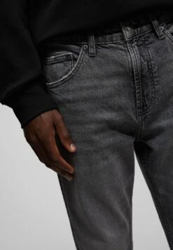 PULL & BEAR ComfortJeans A SigarettaMottled Dark Grey Uomo Jeans PUC22G0N2-C11 -Pull & Bear 851d951950784687beae5cea5b8eab27