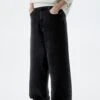 PULL & BEAR Baggy Extra Wide-Leg- Jeans A Sigaretta - Black