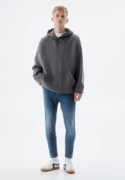 PULL & BEAR CarrotJeans Slim FitBlue Uomo Jeans PUC21N0ML-K11 -Pull & Bear 88187e26049d4023899cf0f9de8233c9