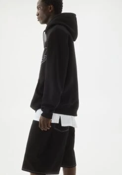 PULL & BEAR Terry With LogoFelpa Con CappuccioBlack Uomo Maglieria E Felpe PUC22S0QK-Q11 -Pull & Bear 883d2743293c4750a5bf8b7d208928ca