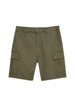 PULL & BEAR Basic-Cargo BermudaShortsKhaki Uomo Bermuda PUC22F0DJ-N11 -Pull & Bear 8888b1ddec054947838f6e68fcbe9c48