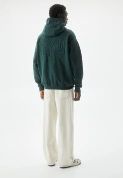 PULL & BEAR New York Varsity Felpa Con CappuccioDark Green Uomo Maglieria E Felpe PUC22S0R2-M11 -Pull & Bear 8b55a21021644ca8b75e1334c5e5385c