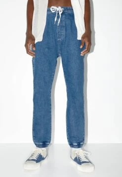 PULL & BEAR Basic Pantaloni SportiviBlue Denim Uomo Pantaloni PUC22E0EQ-K12 -Pull & Bear 8cf82d71270d45f2a3aafd3a61b24759