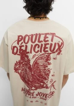 PULL & BEAR Short Sleeve T-Shirt Con StampaSand Uomo T-shirt E Polo PUC22O1PX-B11 -Pull & Bear 8de09a2fa8224838926e2070cd08332b