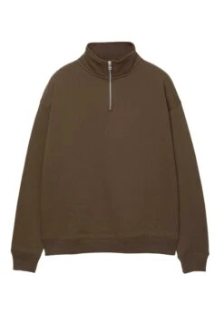 PULL & BEAR BASIC QUARTER-ZIP - Felpa - Dark Green -Pull & Bear 8e5bf70156f04aec98e95157e6f460e1 1