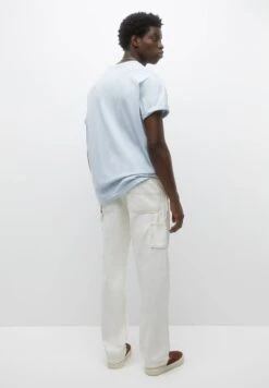 PULL & BEAR Carpenter - Jeans A Sigaretta - Beige -Pull & Bear 8e735829ffe640adad4df83f683604e4