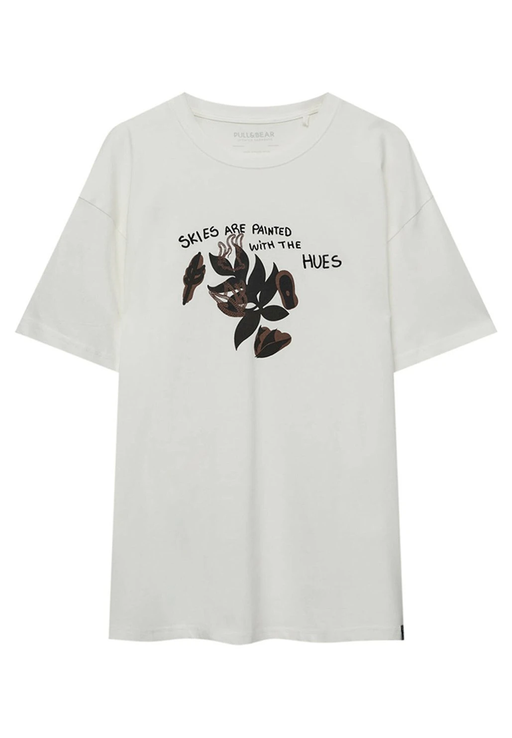 PULL & BEAR Skies Are Painted With The HuesT-Shirt Con StampaWhite Uomo T-shirt E Polo PUC22O1OZ-A11 5 PULL & BEAR Skies Are Painted With The HuesT-Shirt Con StampaWhite Uomo T-shirt E Polo PUC22O1OZ-A11 - immagine 5