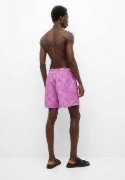 PULL & BEAR Chequered PrintShorts Da MarePink Uomo Moda Mare PUC82H03P-J11 -Pull & Bear 8f43d93bd76148dab053fd8880ba3269