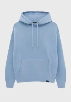 PULL & BEAR Felpa Con CappuccioLight Blue Uomo Maglieria E Felpe PUC22S0IS-K11 -Pull & Bear 9004deb4bbc34cee9a700a4f54402e59