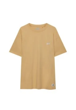 PULL & BEAR Short Sleeve Stwd - T-Shirt Con Stampa - Yellow -Pull & Bear 90525aa1da78472e8dc9f10b26001b11