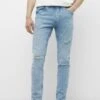 PULL & BEAR Basic Jeans Slim FitRoyal Blue Uomo Jeans PUC22G0OY-K11