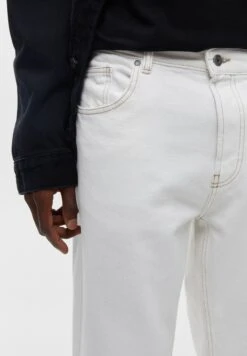 PULL & BEAR Wide - Jeans Baggy - White 10 PULL & BEAR Wide - Jeans Baggy - White -Pull & Bear 9296a13af67d4bb9a51e8e52ac821ba3