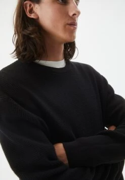 PULL & BEAR Waffle-With Embroiderd LabelMaglioneBlack Uomo Maglieria PUC22Q099-Q11 -Pull & Bear 9304cfbd9afd4f9f9abb5705092dc3c3