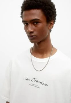 PULL & BEAR San FranciscoT-Shirt Con StampaWhite Uomo T-shirt E Polo PUC22O1N2-A11 -Pull & Bear 9513c0adc8694deeaa82bd2969a433c9