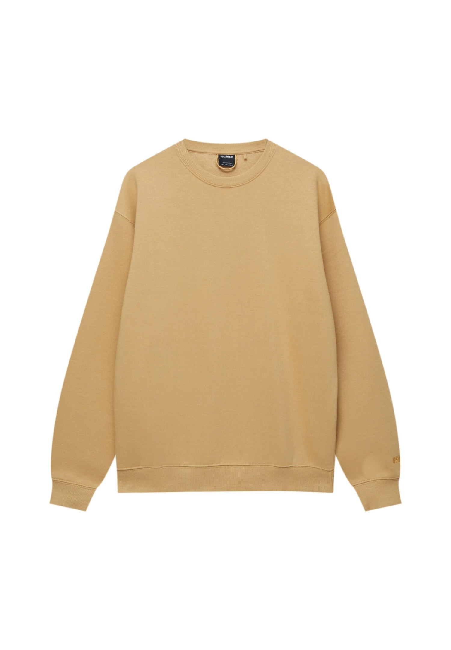 PULL & BEAR Basic Coloured Round NeckFelpaOchre Uomo Maglieria E Felpe PUC21009K-O11 8 PULL & BEAR Basic Coloured Round NeckFelpaOchre Uomo Maglieria E Felpe PUC21009K-O11 - immagine 8