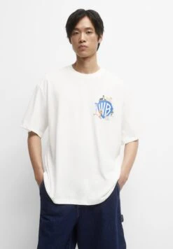 PULL & BEAR 100 Years Of Warner BrosT-Shirt Con StampaWhite Uomo T-shirt E Polo PUC22O1O5-A11
