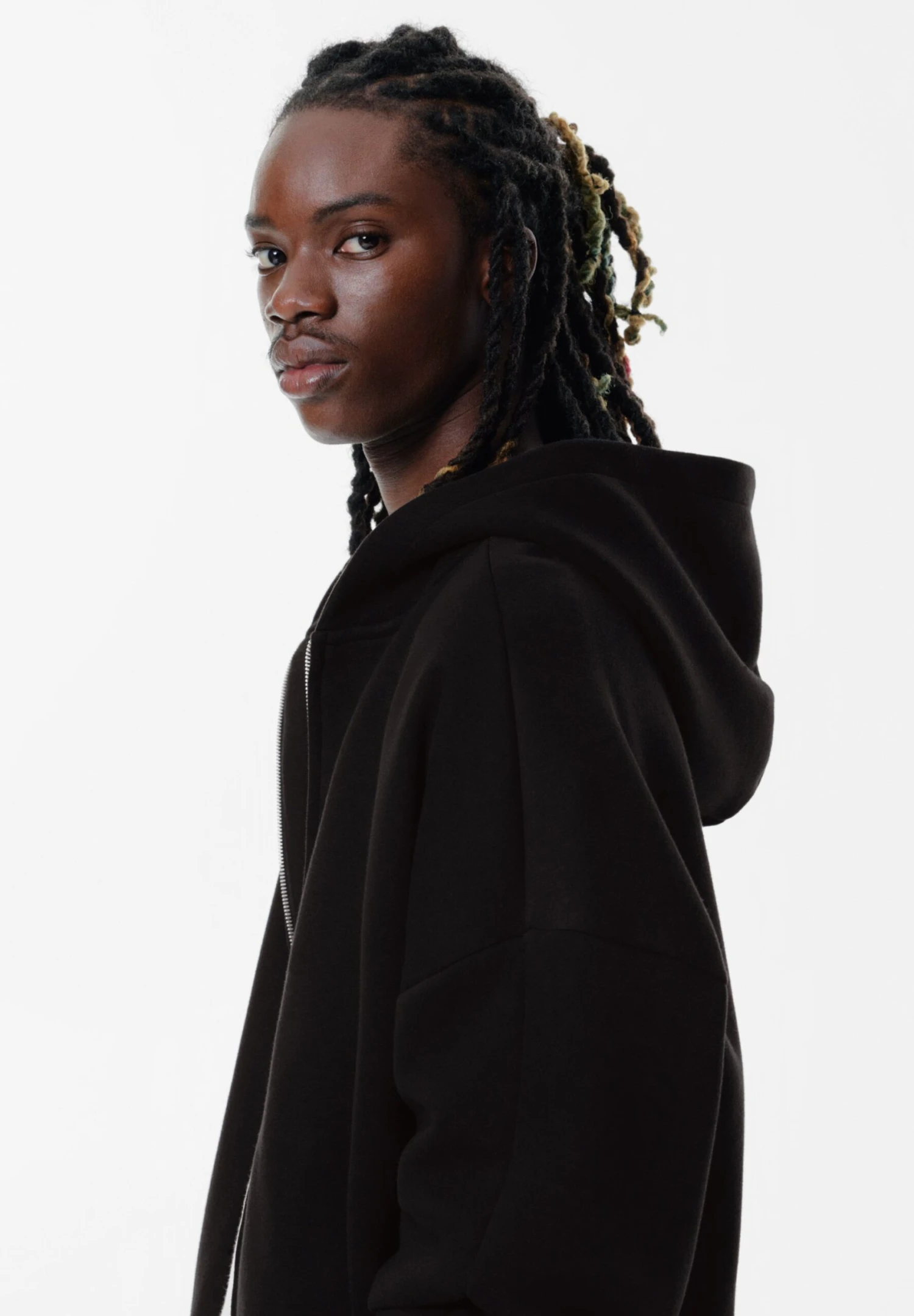 PULL & BEAR PLEATED - Felpa Con Zip - Black 3 PULL & BEAR PLEATED - Felpa Con Zip - Black - immagine 3