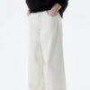 PULL & BEAR Baggy Extra Wide-Leg- Jeans A Sigaretta - Beige
