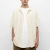PULL & BEAR Short Sleeve Open - Camicia - Beige