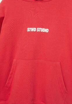 PULL & BEAR STWD STUDIO - Felpa Con Cappuccio - Red -Pull & Bear 9b53cbe1114a48b5b5472c802b8e57db