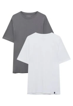 PULL & BEAR 2 PackT-Shirt BasicGrey Uomo T-shirt E Polo PUC22O1L3-C11 -Pull & Bear 9bce21b91ff94807b06980de9eb44858