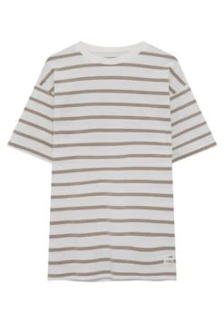 PULL & BEAR Garment-Dyed StripedT-Shirt Con StampaSand Uomo T-shirt E Polo PUC22O1KN-B11 -Pull & Bear 9c100544e5dc4474b4e8d974d0f4b309