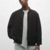 PULL & BEAR Giubbotto BomberBlack Uomo Giacche PUC22T0RW-Q11