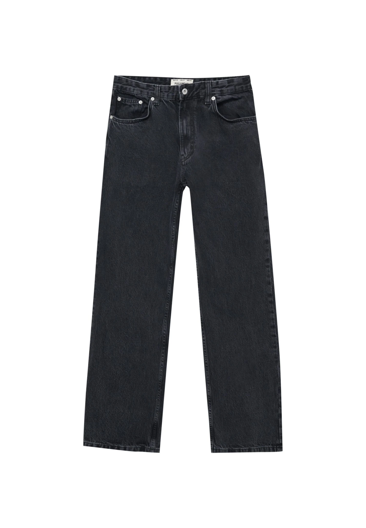 PULL & BEAR Wide LegJeans A SigarettaBlack Uomo Jeans PUC22G0PQ-Q11 6 PULL & BEAR Wide LegJeans A SigarettaBlack Uomo Jeans PUC22G0PQ-Q11 - immagine 6