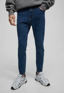 PULL & BEAR Basic Medium Carrot FitJeans Slim FitDark Blue Uomo Jeans PUC22G0O2-K11