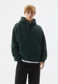PULL & BEAR Basic ColouredFelpa Con CappuccioDark Green Uomo Maglieria E Felpe PUC21009J-M11 11 PULL & BEAR Basic ColouredFelpa Con CappuccioDark Green Uomo Maglieria E Felpe PUC21009J-M11 -Pull & Bear 9f04f3074a364eb4ba8805567c287e7e
