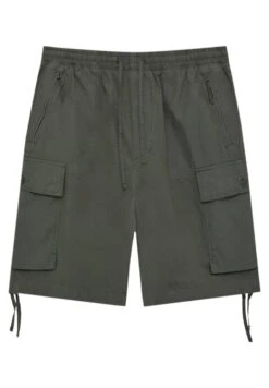 PULL & BEAR Parachute Bermuda With ShortsKhaki Uomo Bermuda PUC22F0CU-N11 -Pull & Bear 9f6588146fc54a84875bffebb36040df