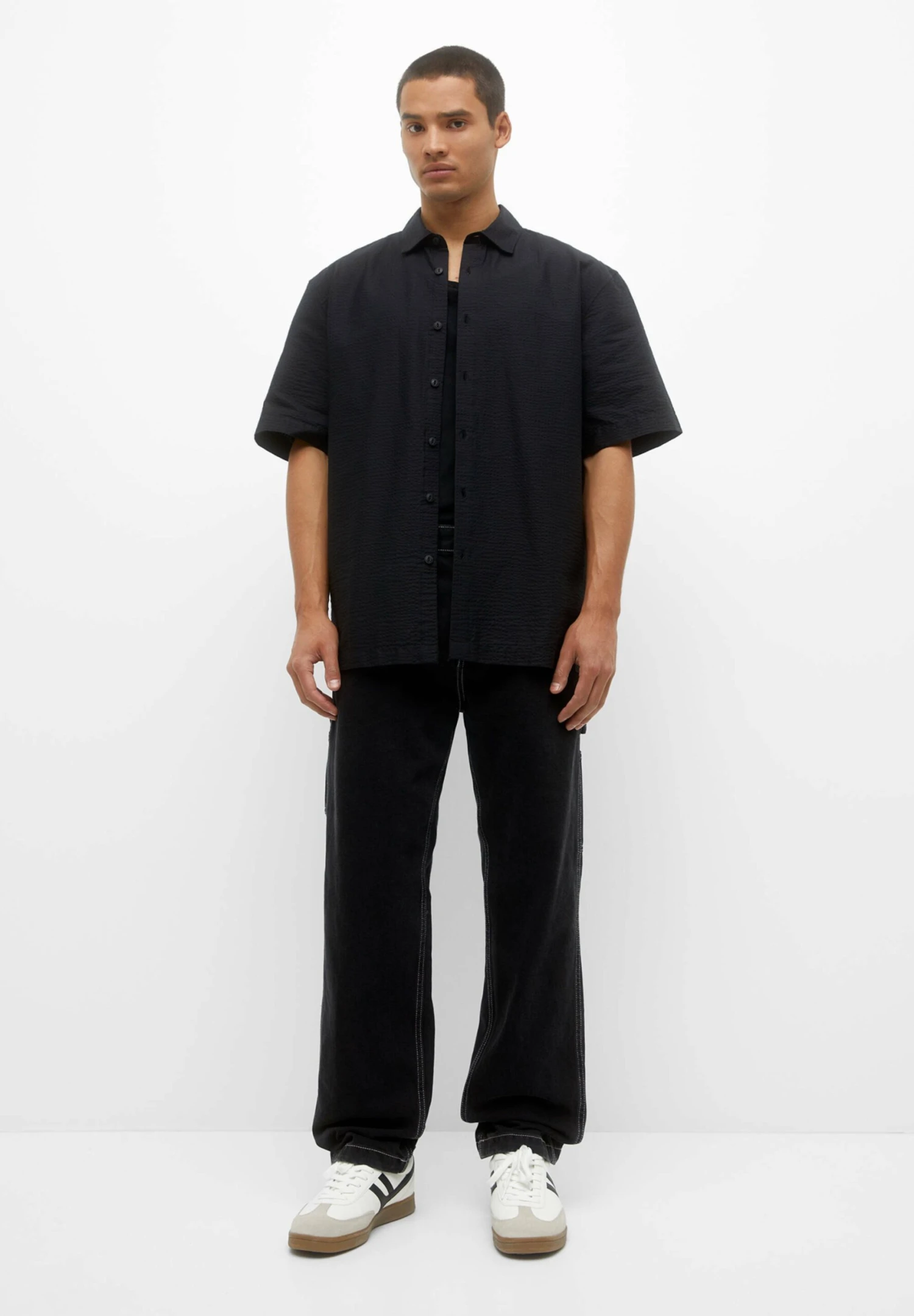 PULL & BEAR CarpenterJeans A SigarettaBlack Uomo Jeans PUC22G0OR-Q11 2 PULL & BEAR CarpenterJeans A SigarettaBlack Uomo Jeans PUC22G0OR-Q11 - immagine 2