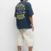 PULL & BEAR GarfieldShort Sleeve T-Shirt Con StampaDark Blue Uomo T-shirt E Polo PUC22O1PY-K11