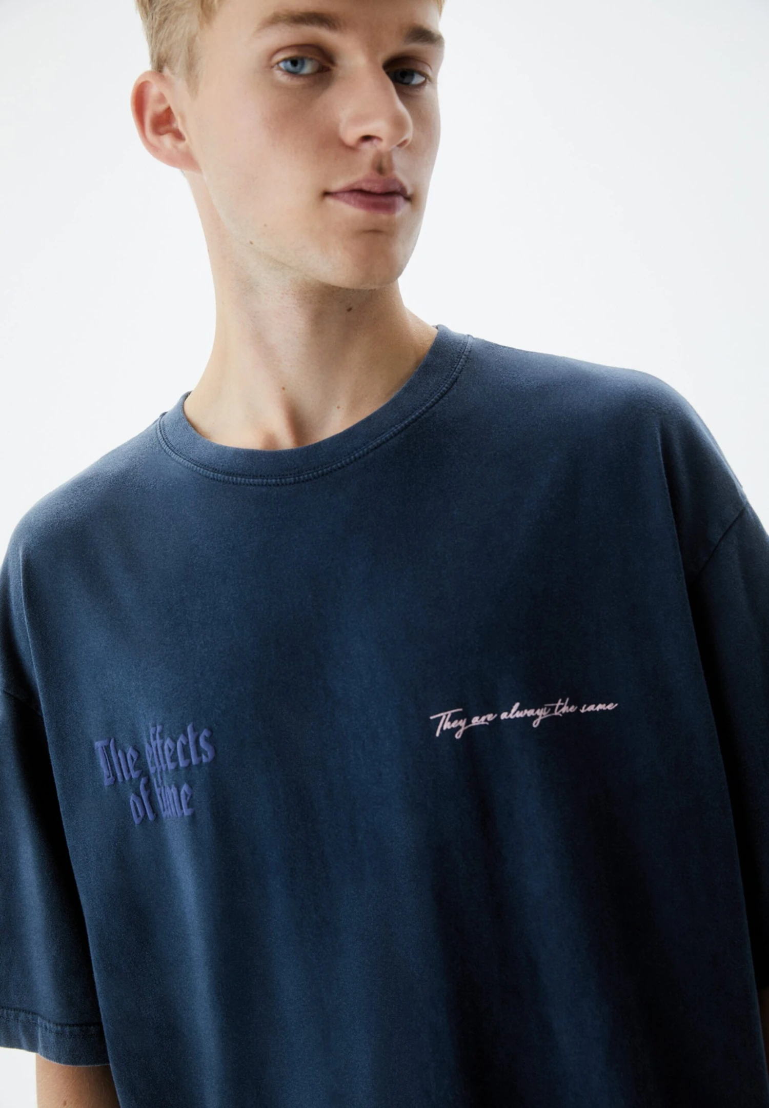 PULL & BEAR Wolf GraphicT-Shirt Con StampaBlue Uomo T-shirt E Polo PUC22O1QR-K11 5 PULL & BEAR Wolf GraphicT-Shirt Con StampaBlue Uomo T-shirt E Polo PUC22O1QR-K11 - immagine 5