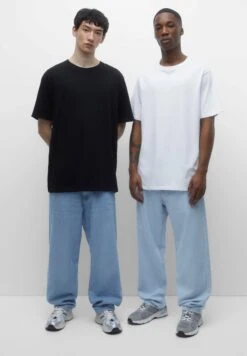 PULL & BEAR 2 PackT-Shirt BasicBlack / White Uomo T-shirt E Polo PUC22O1L3-Q12