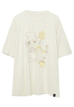 PULL & BEAR Short Sleeve ScribbleT-Shirt Con StampaMottled Beige Uomo T-shirt E Polo PUC22O1QM-B11 -Pull & Bear a2bb282baebd43e7b15fae2eb63f0d4d