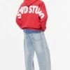 PULL & BEAR STWD STUDIO - Felpa Con Cappuccio - Red