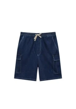 PULL & BEAR WaistbandShorts Di JeansDark Blue Uomo Jeans PUC22F0CC-K12 -Pull & Bear a4351aeccbbf4c3484e05199daafb948