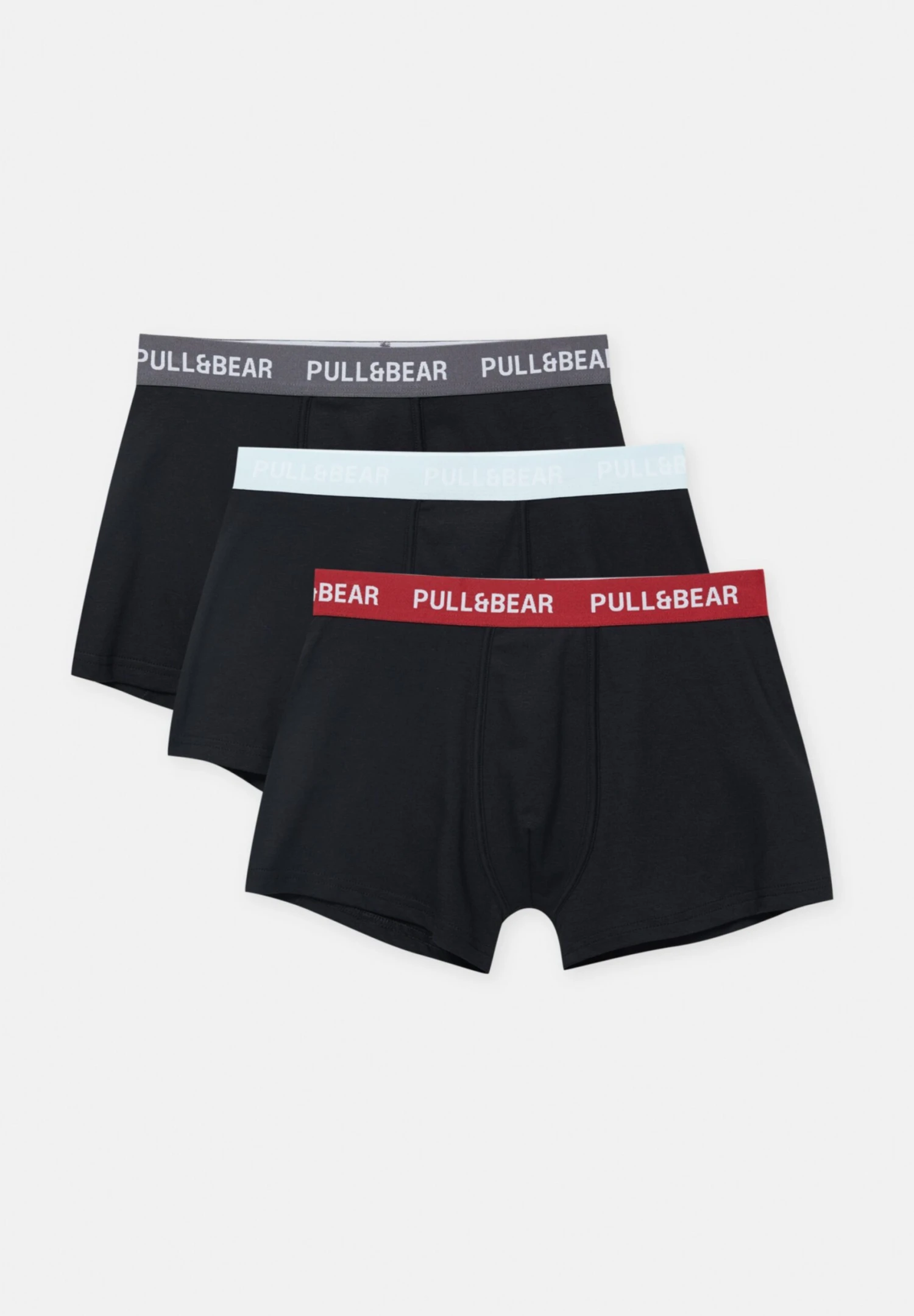 PULL & BEAR With Contrast Logo Waistband-Pack Of 3CulotteBlack Uomo Intimo PUC82O05R-Q11 6 PULL & BEAR With Contrast Logo Waistband-Pack Of 3CulotteBlack Uomo Intimo PUC82O05R-Q11 - immagine 6