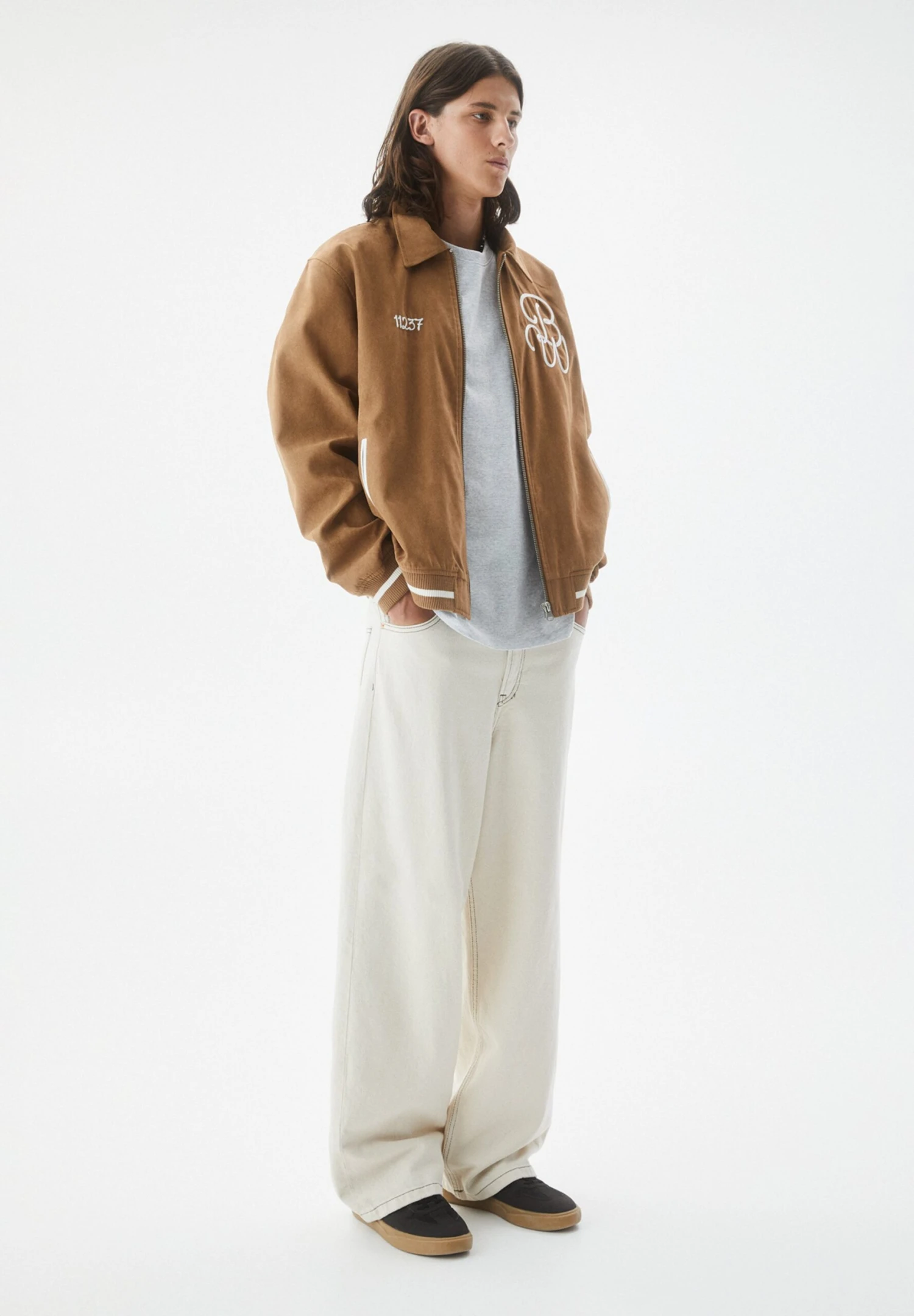 PULL & BEAR With EmbroideryGiacca In SimilpelleOchre Uomo Giacche PUC22T0SS-O11 2 PULL & BEAR With EmbroideryGiacca In SimilpelleOchre Uomo Giacche PUC22T0SS-O11 - immagine 2