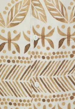 PULL & BEAR Print Short SleeveCamiciaOchre Uomo Camicie PUC22D0JL-O11 -Pull & Bear a6207550d7ee4d0a86b06e1b62ab2487