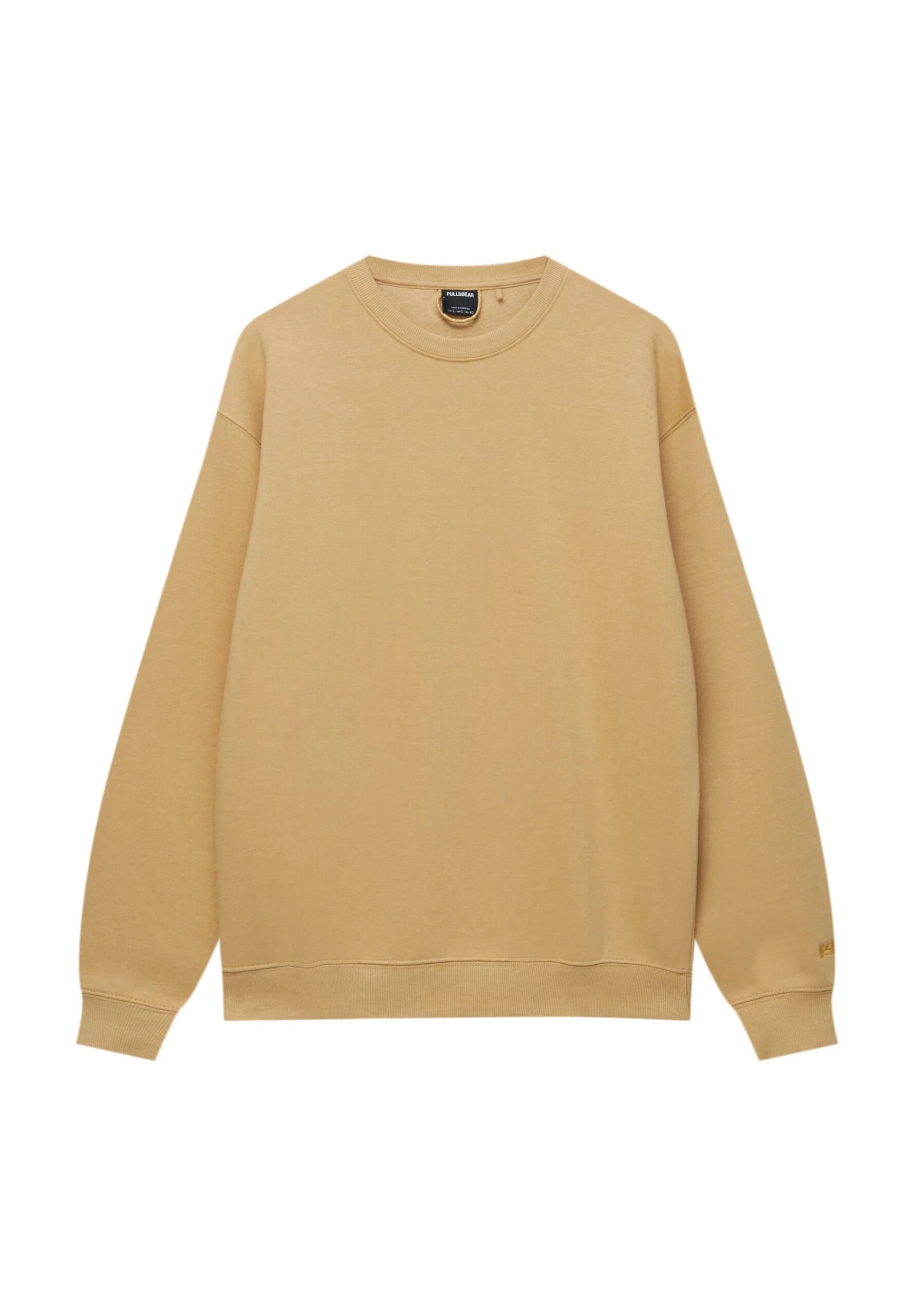 PULL & BEAR Basic Coloured Round NeckFelpaOchre Uomo Maglieria E Felpe PUC21009K-O11 6 PULL & BEAR Basic Coloured Round NeckFelpaOchre Uomo Maglieria E Felpe PUC21009K-O11 - immagine 6