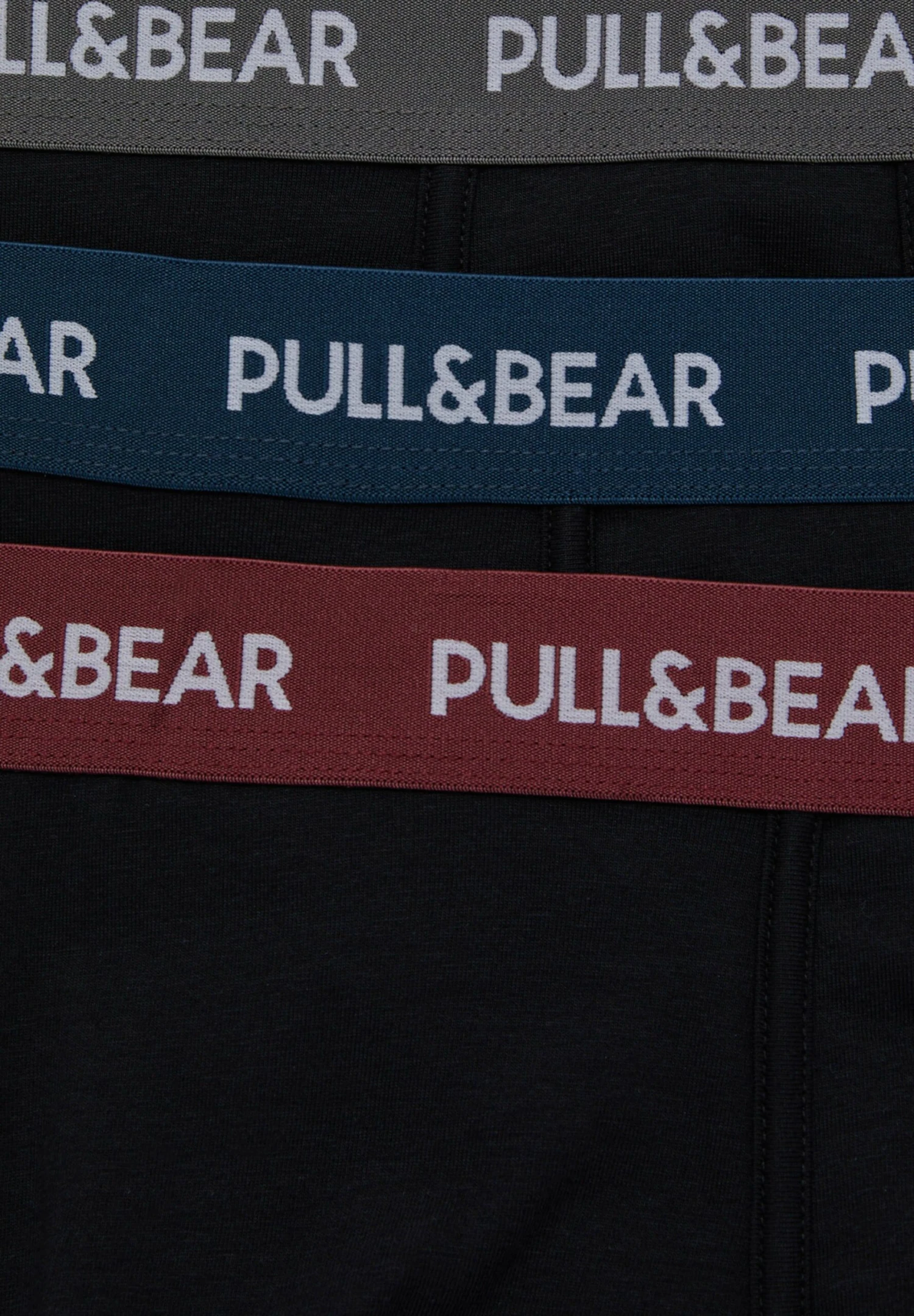 PULL & BEAR 3-Pack With Small Logo - Culotte - Black 5 PULL & BEAR 3-Pack With Small Logo - Culotte - Black - immagine 5