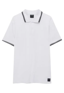 PULL & BEAR With Contrast Collar - Polo - White -Pull & Bear a6cae8ca8018447a9c6c40ca150a0a0c