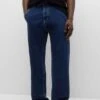 PULL & BEAR CarpenterJeans A SigarettaLight Blue Denim Uomo Jeans PUC22G0OR-K12